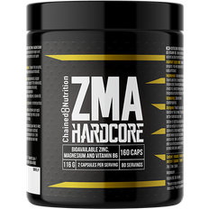 Magnesium Muskelvekst Chained Nutrition ZMA Hardcore 160 st