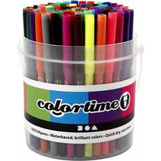 Colortime Hobbymaterial Colortime Felt Tip Pens 100-pack