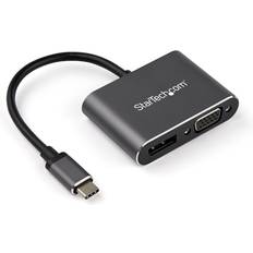 Usb c startech 2 displayport StarTech USB C-DisplayPort/VGA M-F 0.1m