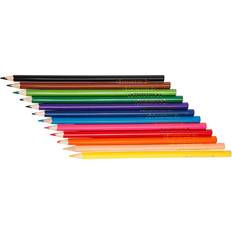 Colortime Triangular Colored Pencils 12-pack