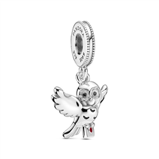 Harry potter pandora charm Pandora Harry Potter Hedwig Owl Dangle Charm - Silver