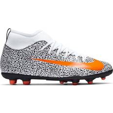 Nike superfly mercurial cr7 NIKE Mercurial Superfly 7 Club CR7 Safari MG GS - White/Black/Total Orange