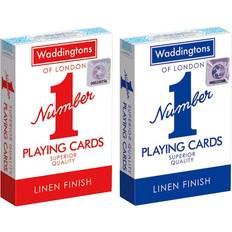 Number 1 Playing Cards - Red and Blue Twin Pack