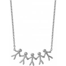 Bybiehl together halskæde ByBiehl Together Family 5 Necklace - Silver