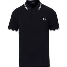 XS Polo Shirts Fred Perry Twin Tipped Polo Shirt - Navy/White