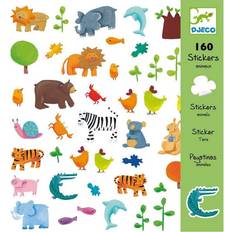 Djeco Kreativitet & Pyssel Djeco Stickers Animals 160pc