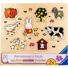 Ravensburger Knoppuslespil Ravensburger Miffy on The Farm 8 Pieces