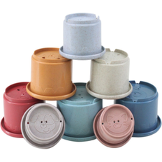 Magni Stapelleksaker Magni Wheat Straw Stacking Cups 8pcs