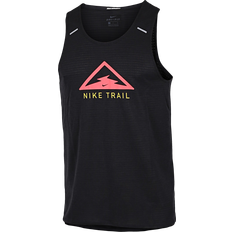 Nike Rise 365 Trail Running Tank Top Men - Black/Laser Crimson