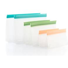 InnovaGoods Zags Hermetic Reusable Vakuumpose, Ziplock-pose 6stk
