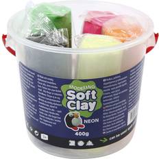 Creativ Company Soft Clay Model Neon Colors 400g