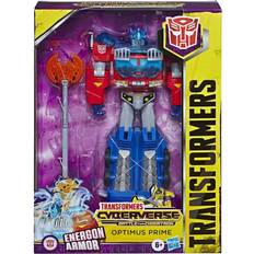 Transformers optimus prime leksaker Hasbro Transformers Toys Cyberverse Ultimate Class Optimus Prime Action Figure