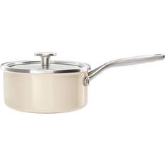 Beige Øvrige kasseroller KitchenAid Steel Core Enamel med låg 16cm