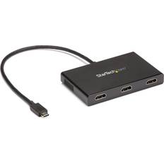 StarTech USB C-3HDMI 1.4 M-F 0.3m