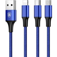 Baseus USB A-USB C/Lightning/USB Micro-B 1.2m