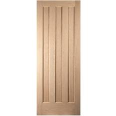 Jeldwen Vertical 2 panel Oak Interior Door L, R (68.6x198.1cm)