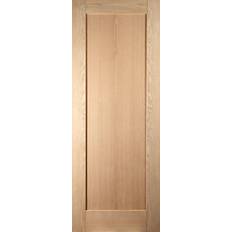 Jeldwen 1 panel Shaker Oak Interior Door L, R (61x198.1cm)