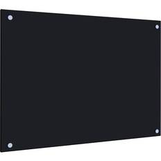 Noir Garde-boue vidaXL Tempered Glass Garde-boue 50cm