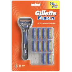 Razor Blades on sale Gillette Fusion5 Razor + 10 Blades