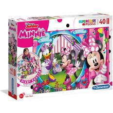 Kalle Anka Klassiska pussel Clementoni Supercolor Disney Minnie 40 Bitar