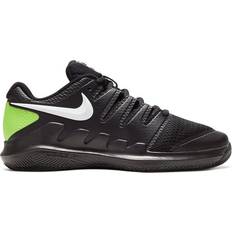 Racket Sport Shoes Nike Court Vapor X GS - Black/Volt/White