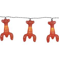 Orange Lichterketten Star Trading Crayfish Party Lichterkette 8 Lampen