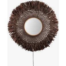 Spegel med led lampor Globen Lighting Boho Väggarmatur ∅ 90cm