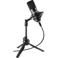 Vonyx CM300B Microphone Streaming avec Trépied Noir