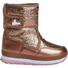 Waterafstotend Winter schoenen Rubber Duck Rd Cracked Metallic Kids - Rose Gold/Beige/Bruin/Goud