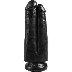 Pipedream King Cock 7 Due Peni in un Buco Pelle Beige