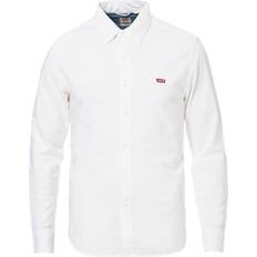 Levi's Long-Sleeve Battery Housemark Slim Camisa - White