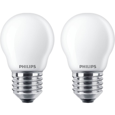 Philips 7.8cm LED Lamps 2.2W E27 2-pack