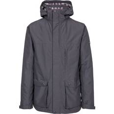 Trespass Herre Regntøj Trespass Vauxelly Padded Waterproof Jacket - Dark Grey