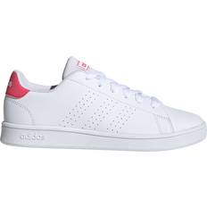 Adidas Kid's Advantage - Cloud White/Real Pink/Cloud White