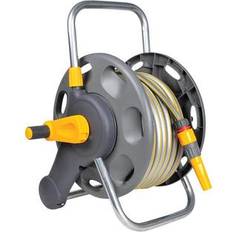 Metal Soportes para mangueras Hozelock Assembled 2-in-1 Hose Reel with Hose 50m