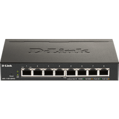 Ethernet Gigabit Interruttori D-Link DGS-1100-08V2 8-Port Gigabit Ethernet 10-100-1000 Nero