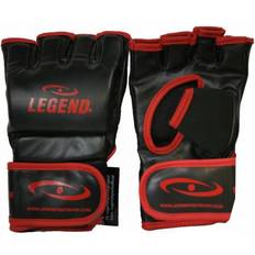 MMA Handschoenen Legend Sports Bokszak mma handschoenen heren/dames zwart-rood pu Zwart