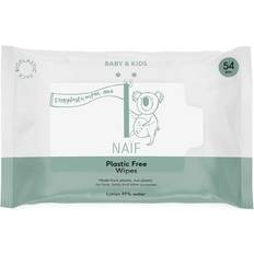 Halpa Kangasvaipat Naïf Baby & Kids Plastic Free Wipes kosteuspyyhkeet syntymästä lähtien 54 kpl