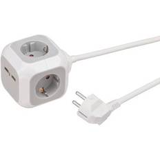 Brennenstuhl Ciabatte e Spine Multiple Brennenstuhl USB-Charger 4-Fold Socket Cube