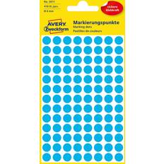 Rouge Étiquettes Avery Blue Dot Stickers