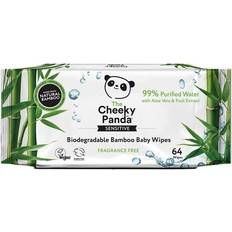 Günstig Tücher & Waschlappen The Cheeky Panda Bamboo Baby Wipes 64pcs