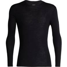 Unterwäsche Icebreaker Merino 175 Everyday Long Sleeve Crewe Thermal Top Men - Black