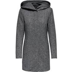 Only Sedona Coat - Gray/Dark Gray Melange