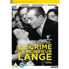 Le Crime De Monsieur Lange [DVD] [2018]