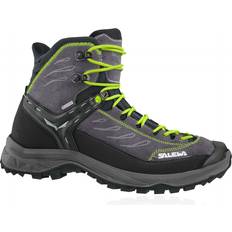 Salewa Man Hiking Shoes Salewa Hike Trainer Mid GTX M - Black Out/Green