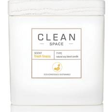 Clean Space Fresh Linens Votive Scented Candle 227g