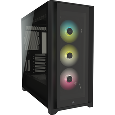 Corsair 1 - Full Tower (E-ATX) Computerbehuizingen Corsair iCUE 5000X RGB Midtower