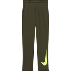 Nike Grøn - Joggingbukser Børnetøj Nike Boy's Graphic Fleece Trousers - Cargo Khaki/Volt (CZ3948-325)