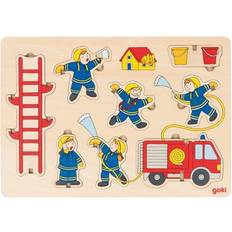 Goki Palapelit Goki Stand up Puzzle Fire Department 8 Pieces