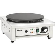 Instelbare Temperatuur Pannenkoekenmakers vidaXL Elektrische Crêpemaker Met Lekbakje 40 cm 3000 W